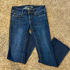 American Eagle bootcut jeans, size 6 artist style w/ stretch, no stains or rips